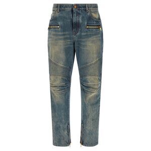 Balmain Men's Biker Jeans